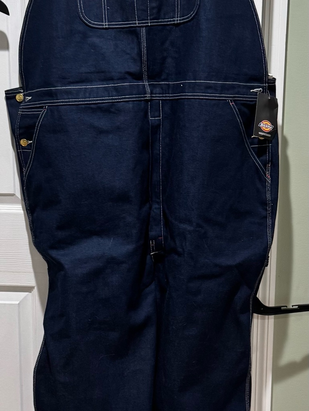 Dickies Men’s denim work overalls NWT. 52X30
